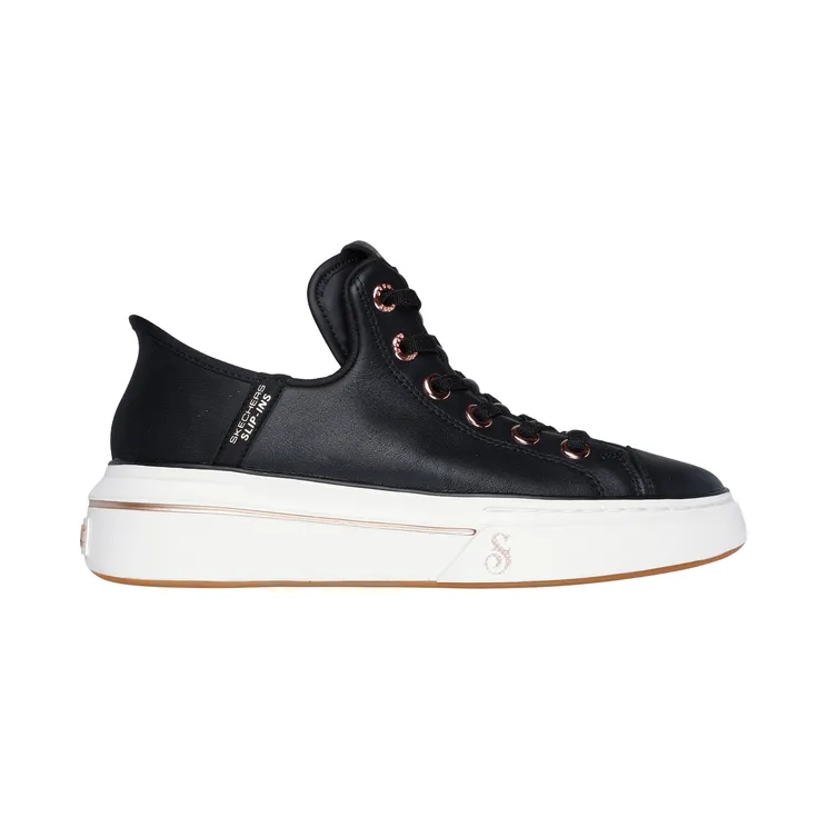 Skechers Premium Leather Slip-ins Snoop One OG Black “Black” (186001 Blk) (186001BLK)