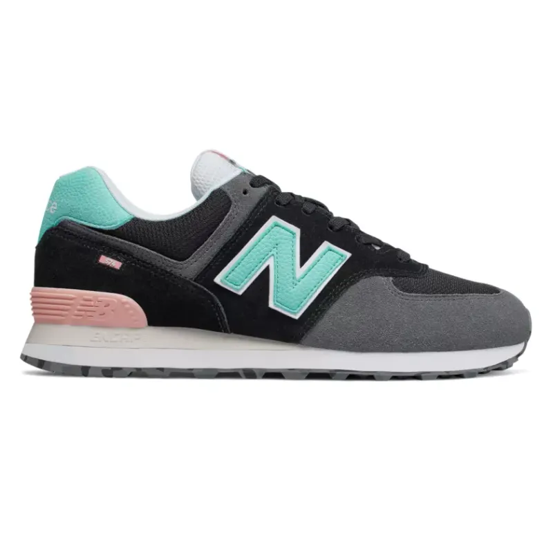 New Balance 574 Marbled Street Black Black/Light Tidepool (ML574UJC)