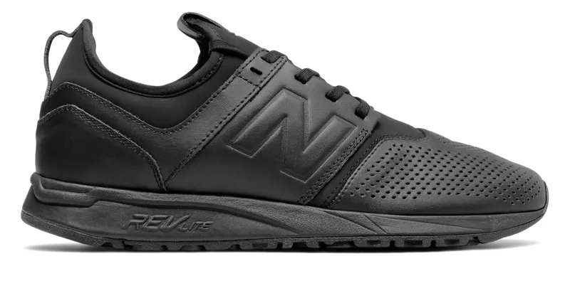 New Balance 247 Black Leather Black/Black (MRL247LK)