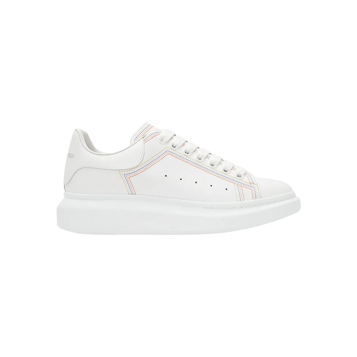 Alexander McQueen Oversized Embroidered White Multi (662639WIA4R9035)