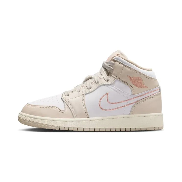 Jordan 1 Mid SE “Sand Drift / White / Light Orewood Brown / Light Madder Root” (HQ5879-100)