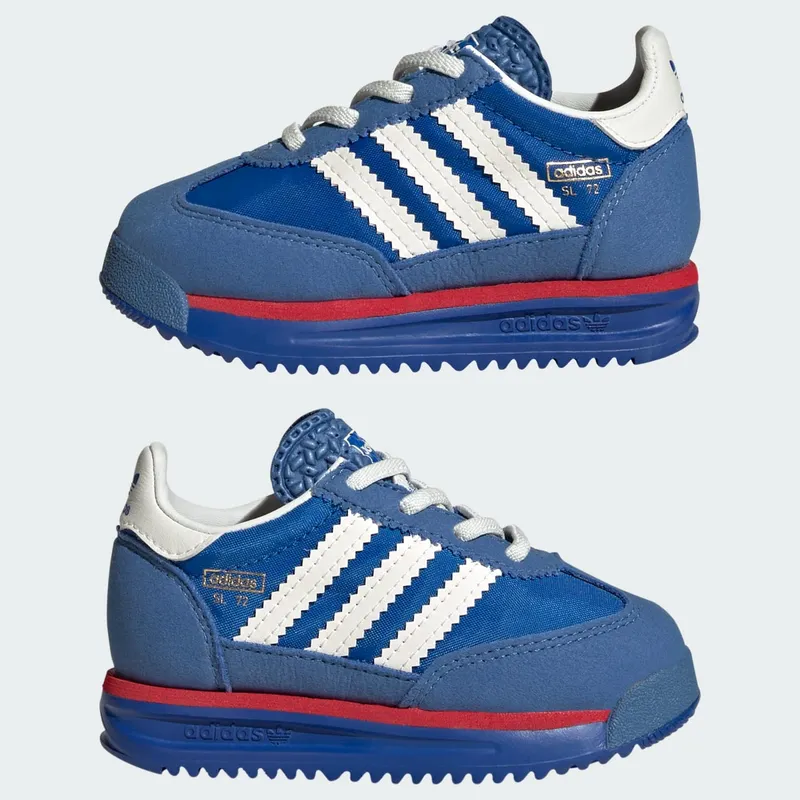 Adidas SL 72 RS Elastic Laces Kids Blue / Core White / Better Scarlet (JI3089)