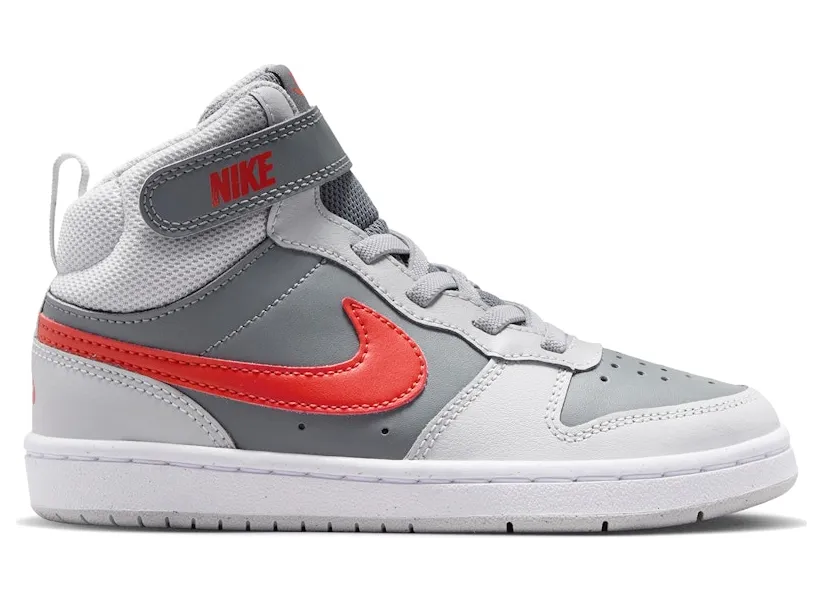 Nike Court Borough Mid 2 Smoke Grey Picante Red (CD7783-017)