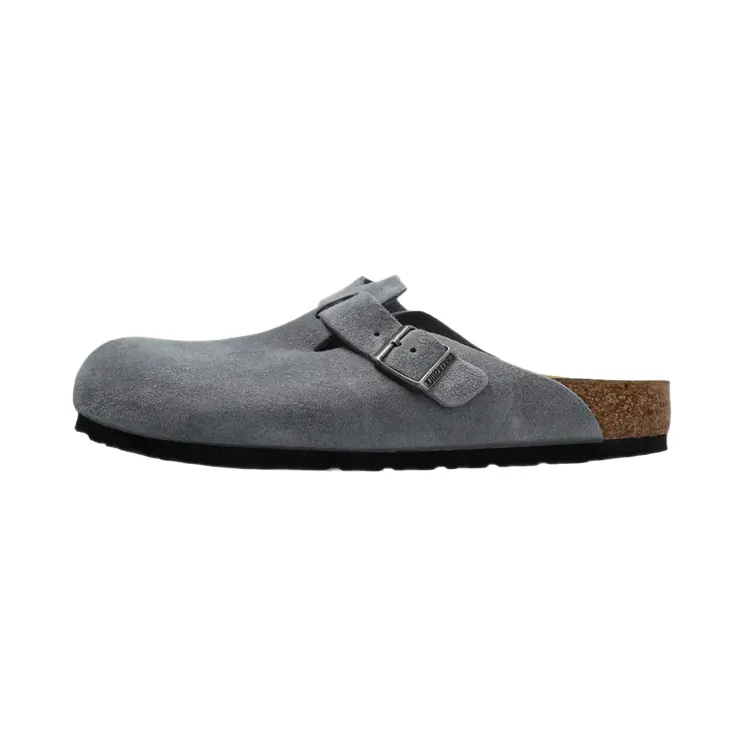 Birkenstock Boston Suede “Stone Blue” (1032771)