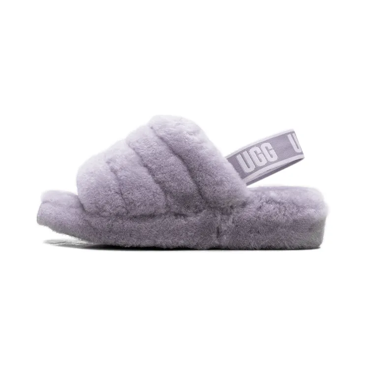 Ugg Fluff Yeah Slide “Grey Purple” (1095119-JGL)