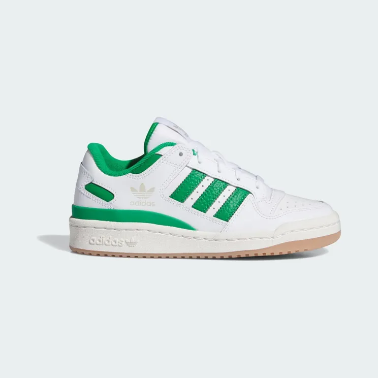 Adidas Forum Low CL Kids Cloud White / Green / Cloud White (IH0223)