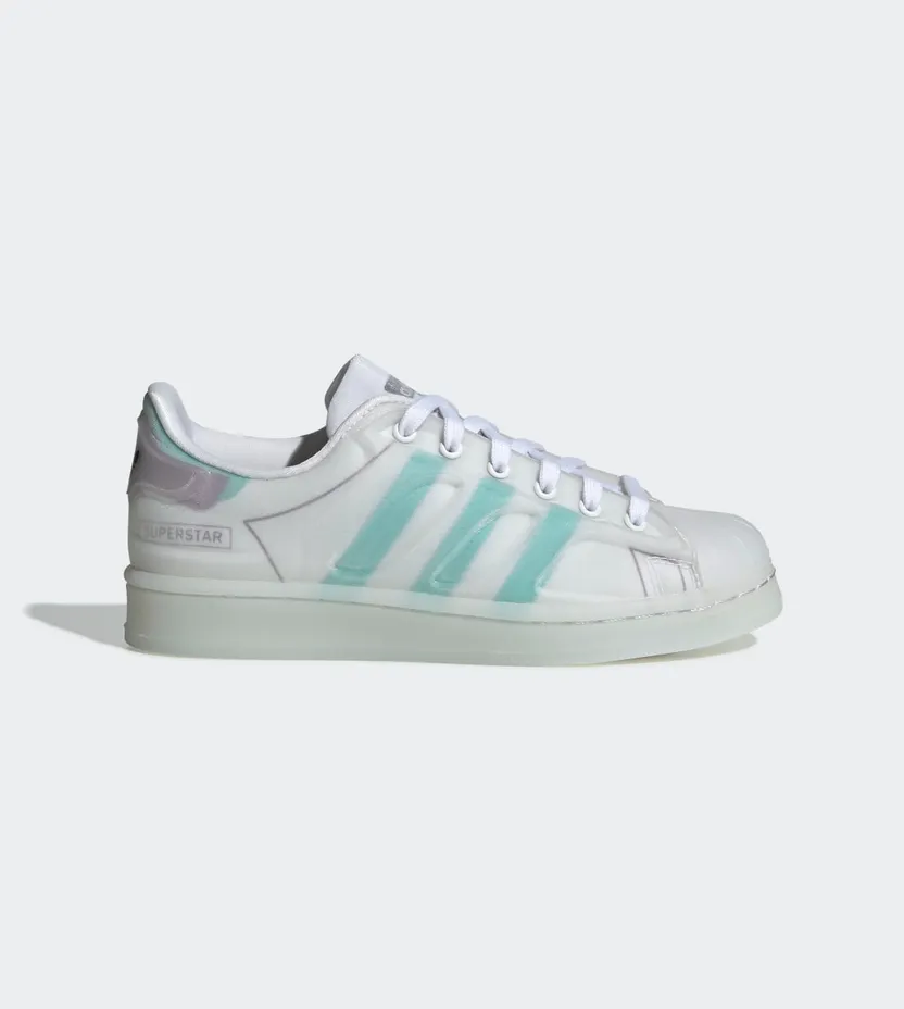 adidas Superstar Futureshell Cloud White / Acid Mint / Rich Mauve (S42623)