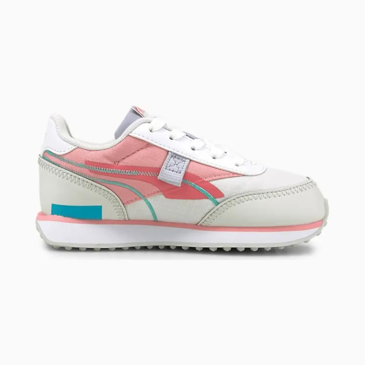 Puma Future Rider Twofold kinderen Wit/Roze (382032-06)