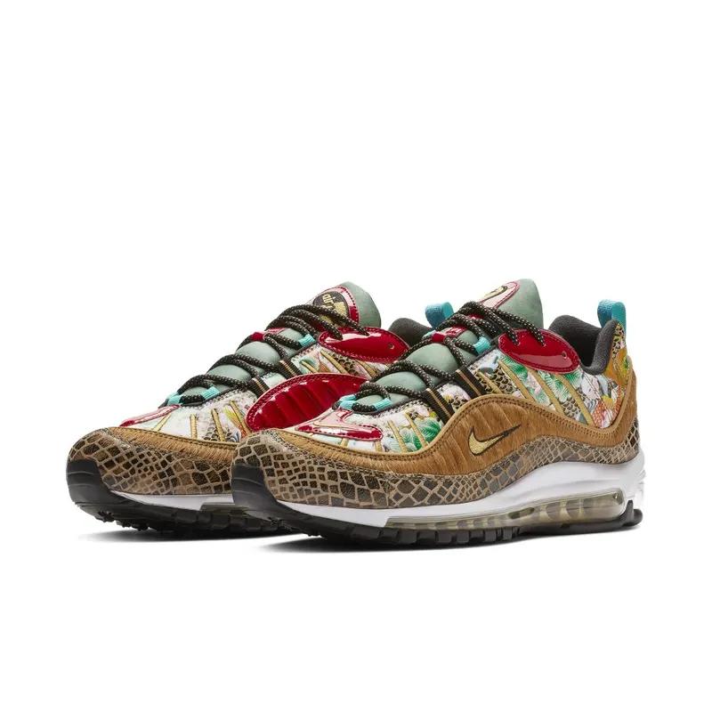 Nike Air Max 98 Chinese New Year (2019) Multi-Color/Metallic Gold-University Red (BV6649-708)