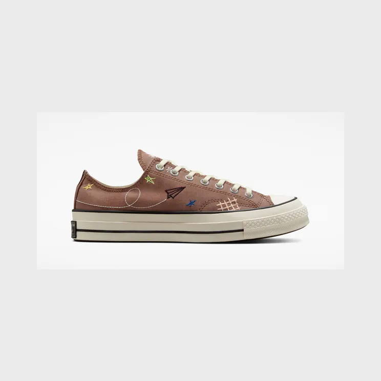 Converse Chuck 70 Embroidery Burnt Orange/egret/black