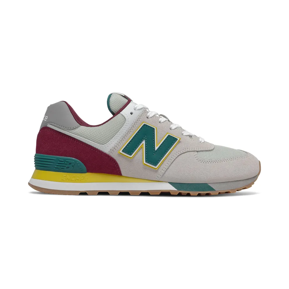 New Balance ML574 PR2 Grey / Burgundy (ML574PR2)