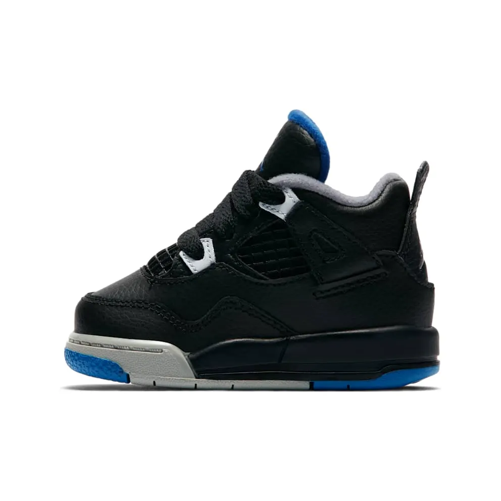 Air Jordan 4 Retro Black Soar Matte Silver White (TD)