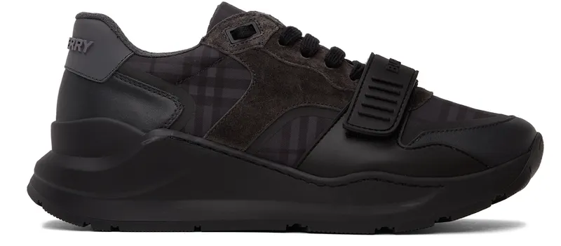 Burberry Grey Vintage Check Sneakers (8042200)