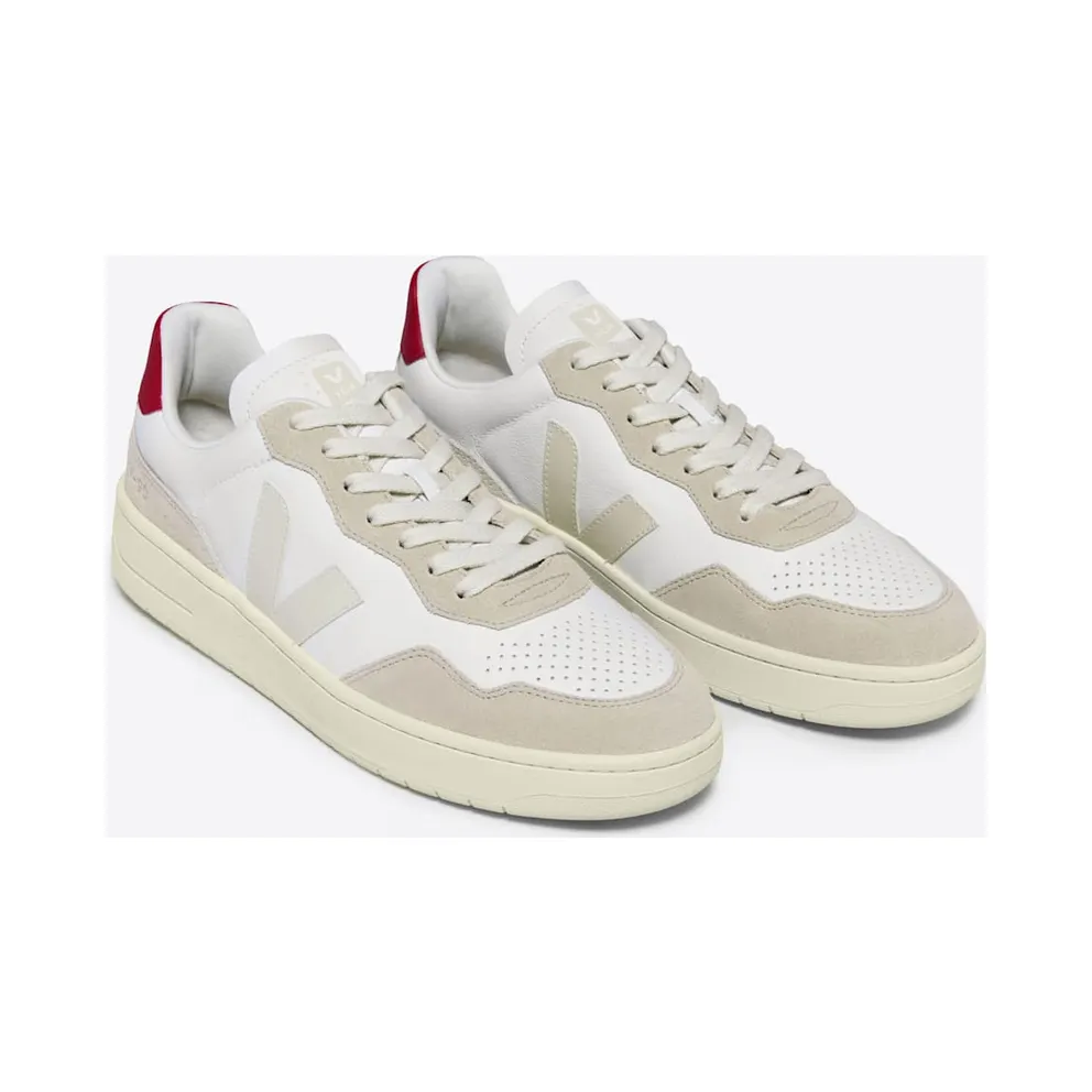 Veja V-90 LEATHER WHITE PIERRE PEKIN (VD2003459A)