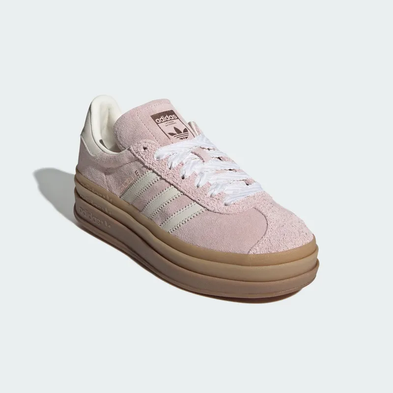 Adidas GAZELLE BOLD Shoes Sandy Pink / Off White / Copper Metallic (IH4209)