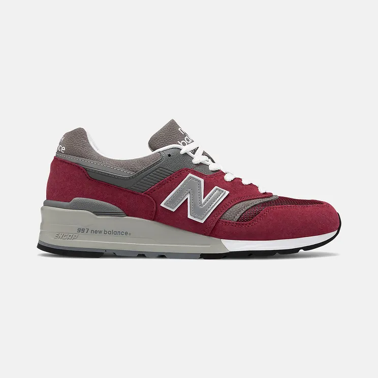 New Balance 997 MiUSA Burgundy Grey (M997BR)