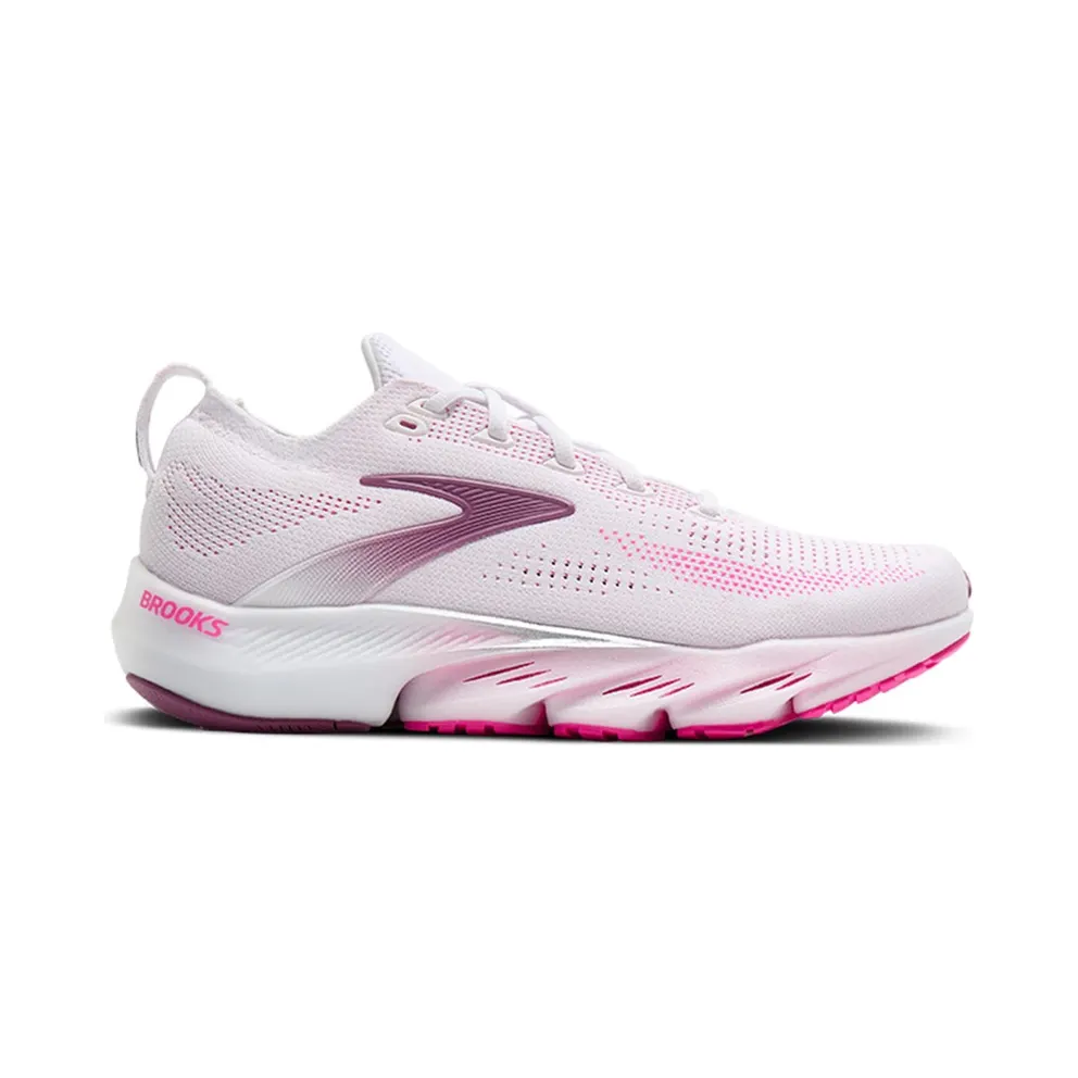 Brooks Glycerin White / Cyber Pink / Argyle (120467-1B-136)