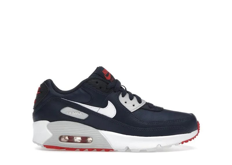 Nike Air Max 90 Leather Obsidian Track Red (DV3607-400)