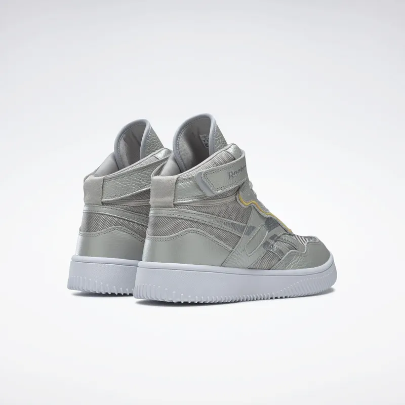 Reebok VB Dual Court Mid II Shoes Silver Metallic / Silver Metallic / White (FW9964)