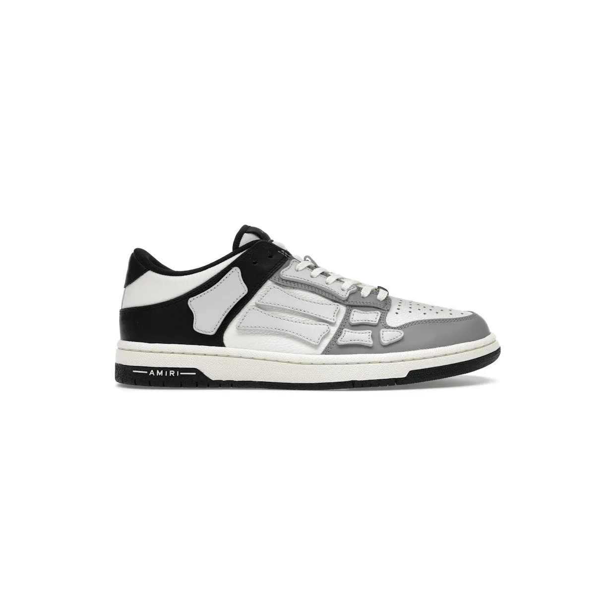 AMIRI Skel Top Low Black White Grey (AMFOSR1031-067)