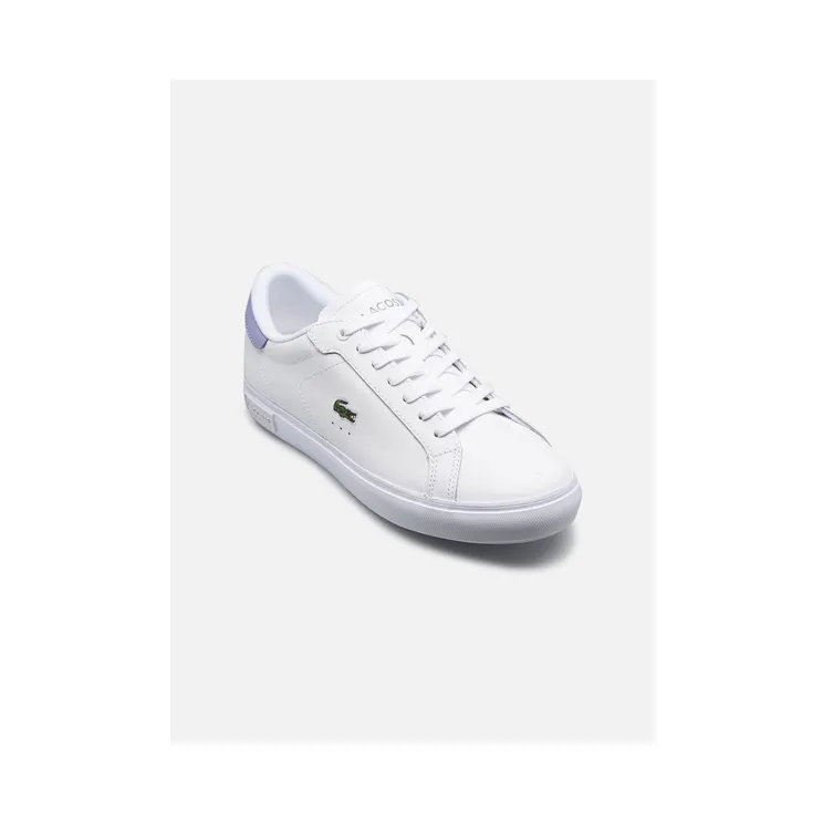 Lacoste Powercourt met krokodillen-reliëf “White” (50SFA01531T6)