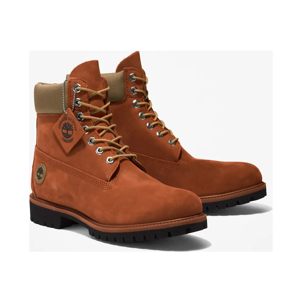 Timberland 6″ Premium Waterproof Boot Medium Brown Nubuck (TB0A2CQB715)