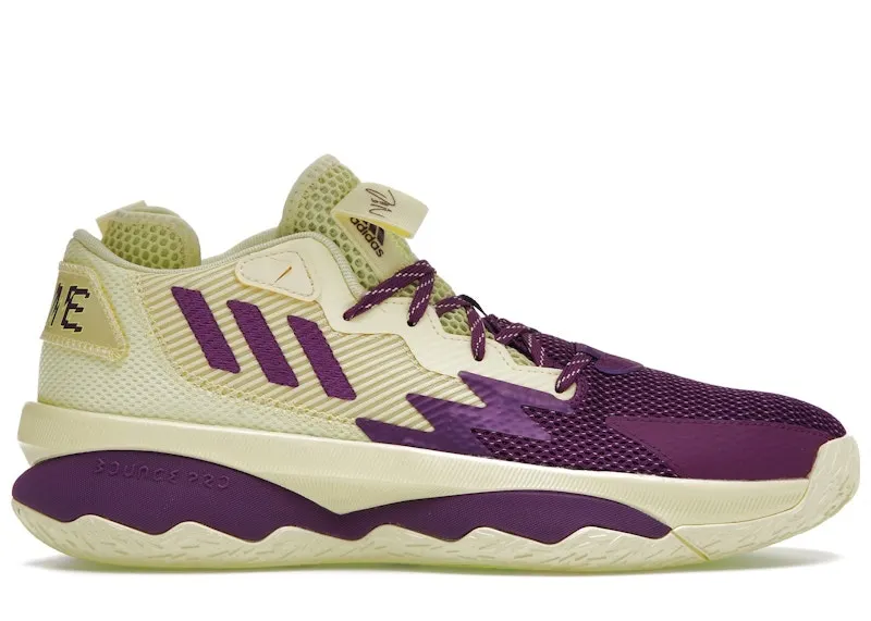 Adidas Dame 8 Yellow Tint / Glory Purple / Signal Green (GY0383)