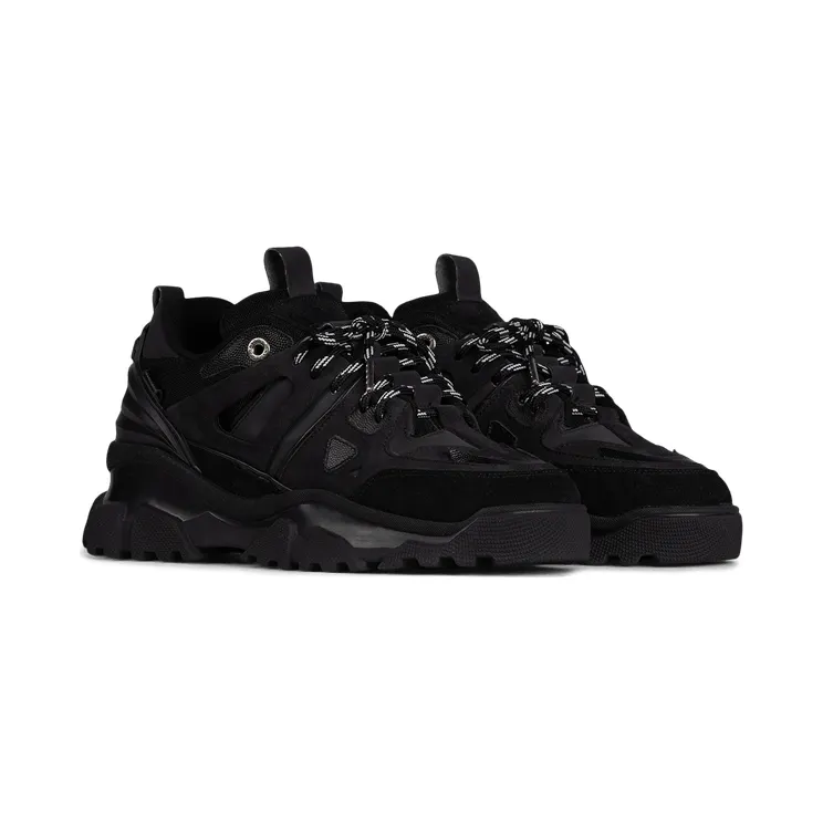 Mason Garments Genova 2 Leather/Nubuck/Suede/Mesh/Reflective Black (NOS-5B)