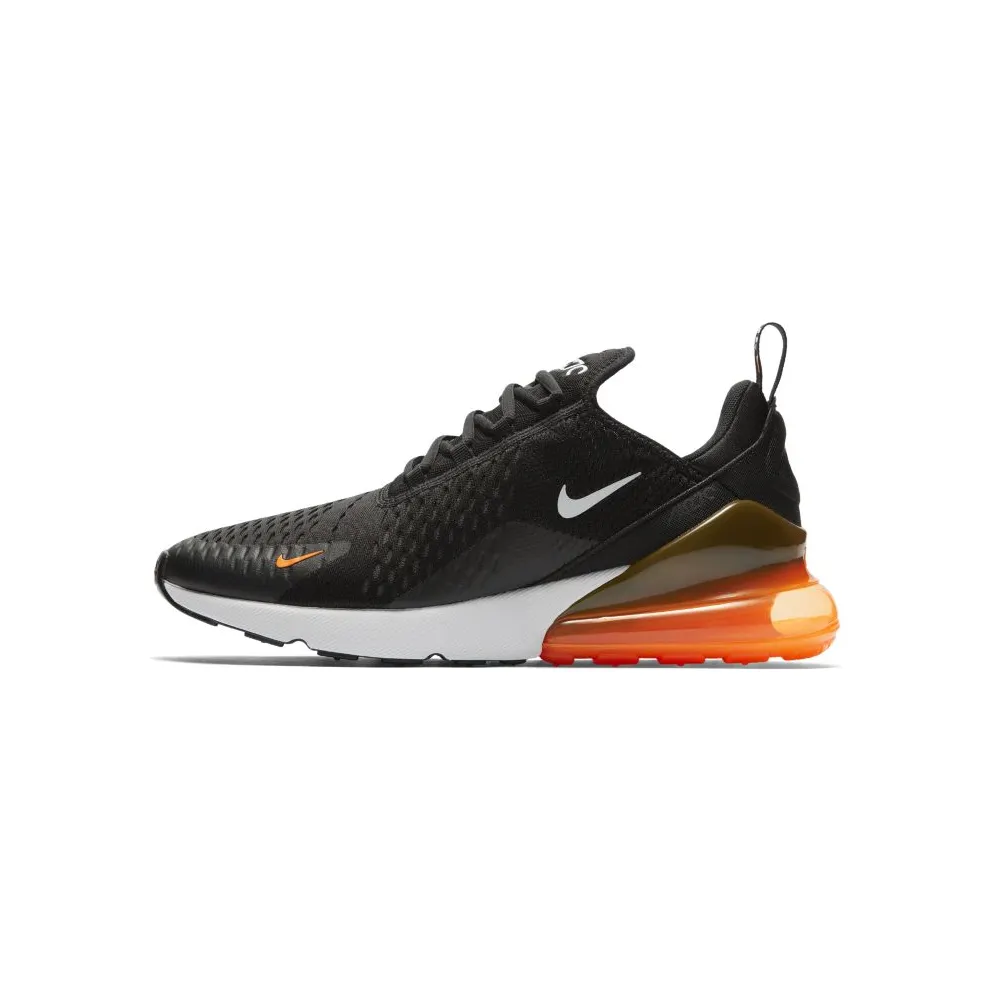 Nike Air Max 270 Black White Total Orange Black/White-Total Orange (AH8050-014)
