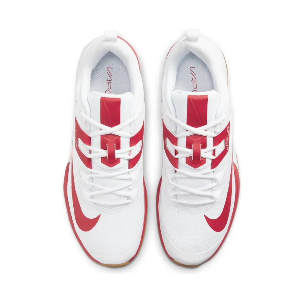 NikeCourt Vapor Lite (gravel) “White / Wheat / University Red” (DH2949-188)