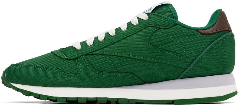 Reebok Classic Leather Shoes Dark Green / Chalk / Brush Brown (GX0285)