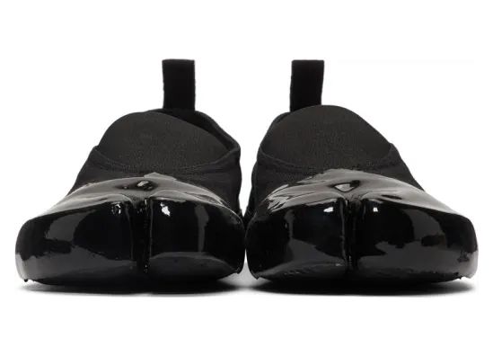 Maison Margiela Black Tabi Vandal Slip-On Sneakers (S58WS0126 P3212) (2)