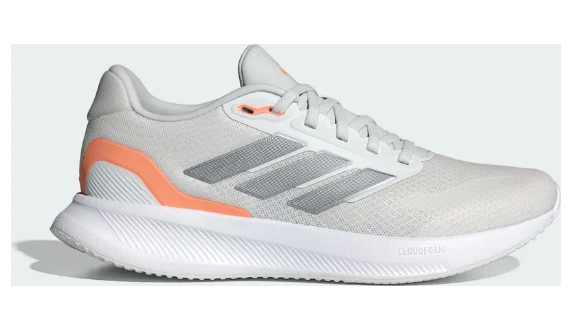 Adidas Runfalcon 5 Crystal White / Iron Metallic / Beam Orange (JQ9401)