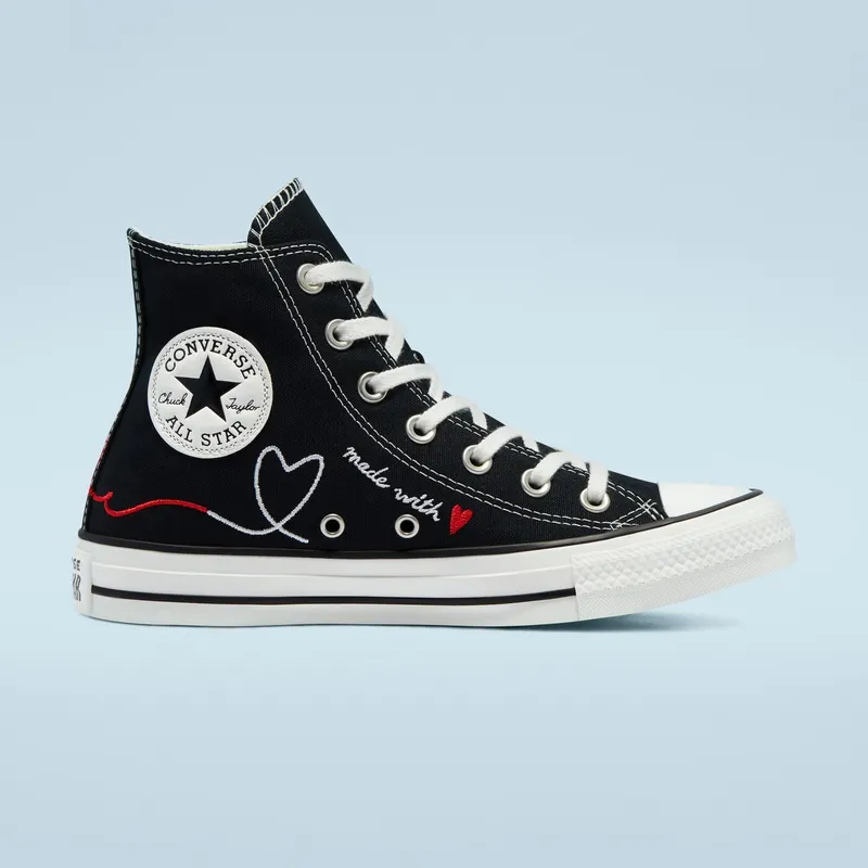 Converse Chuck Taylor All-Star Hi Made with Love Black (171158F)