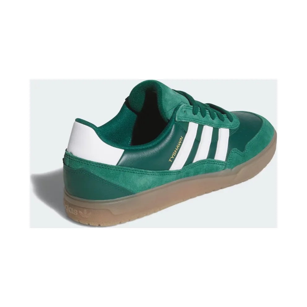 adidas Tyshawn II “Collegiate Green / Cloud White / Gum” (KI7772)