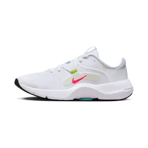 Nike In-Season TR 13 “White / Denim Turquoise / Black / Hot Punch” (DV3975-103)