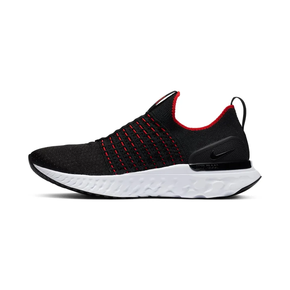 Nike React Phantom Run Flyknit 2 Black University Red (CJ0277-005)