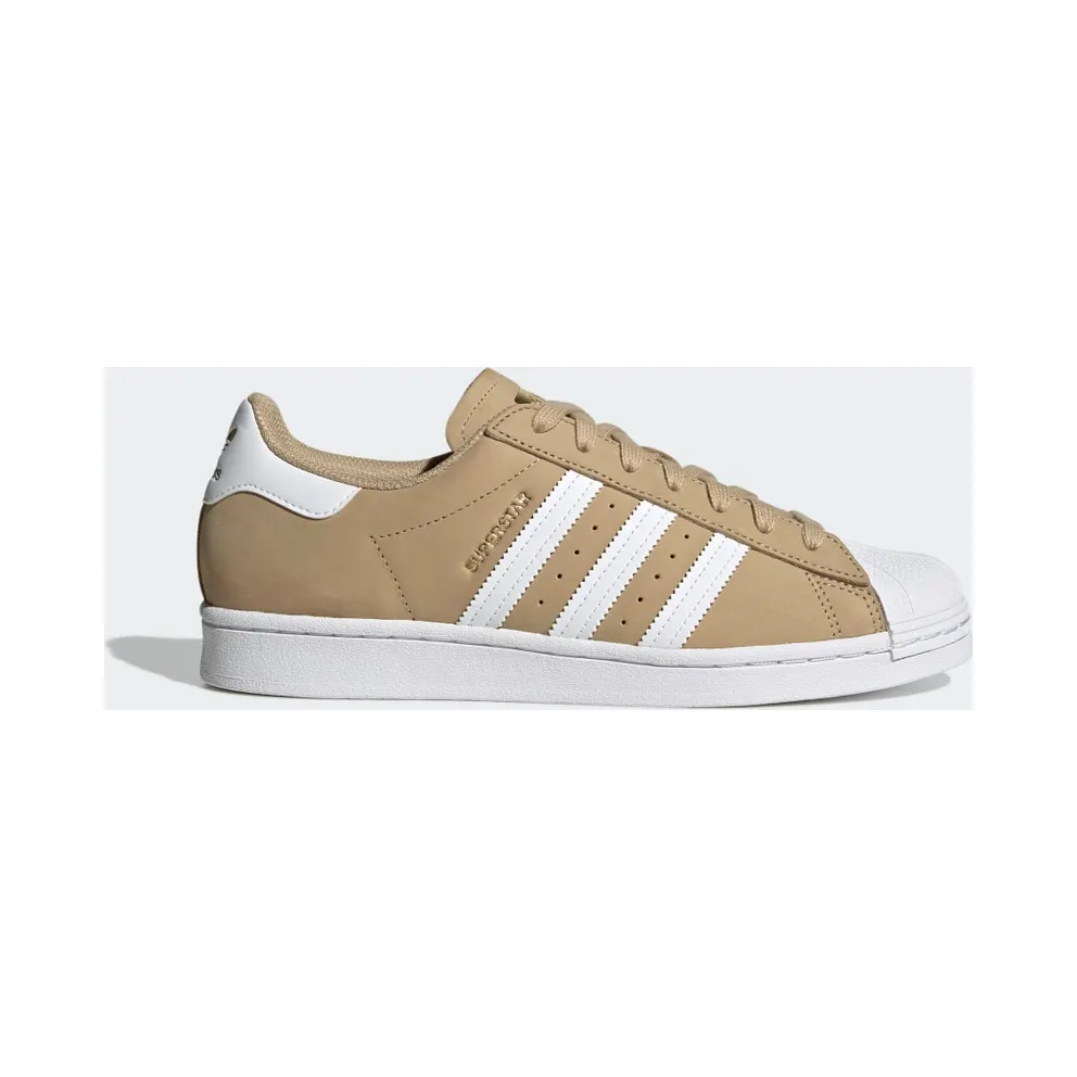 adidas Superstar Schuh Beige Tone / Cloud White / Gold Metallic (H00164)
