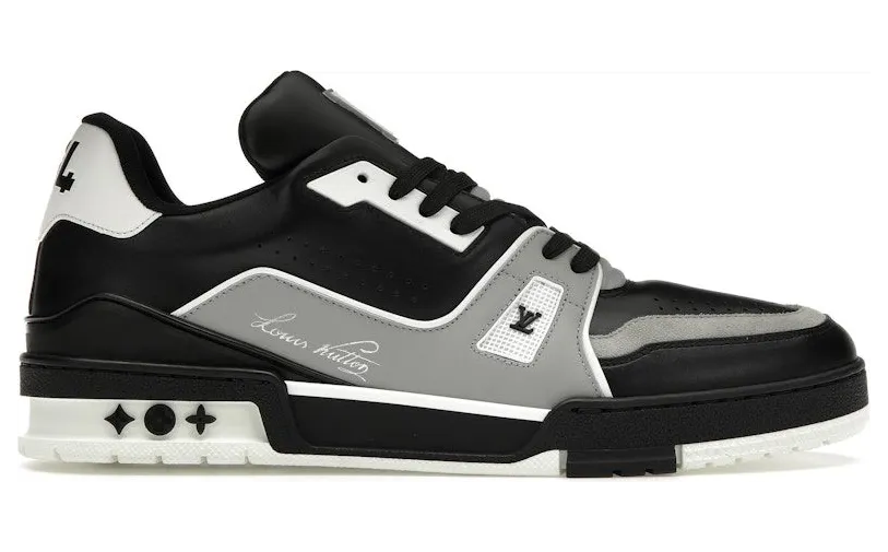 Louis Vuitton LV Trainer Black Grey White (1AAHS3)