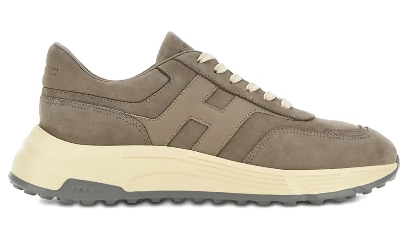 Hogan Hyperlight sneakers met logopatch – Bruin (HXM5630FR30UIE)