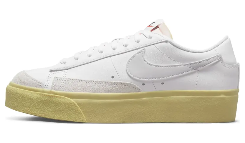 Nike Blazer Low Platform White Lemon Wash (DJ0292-109)