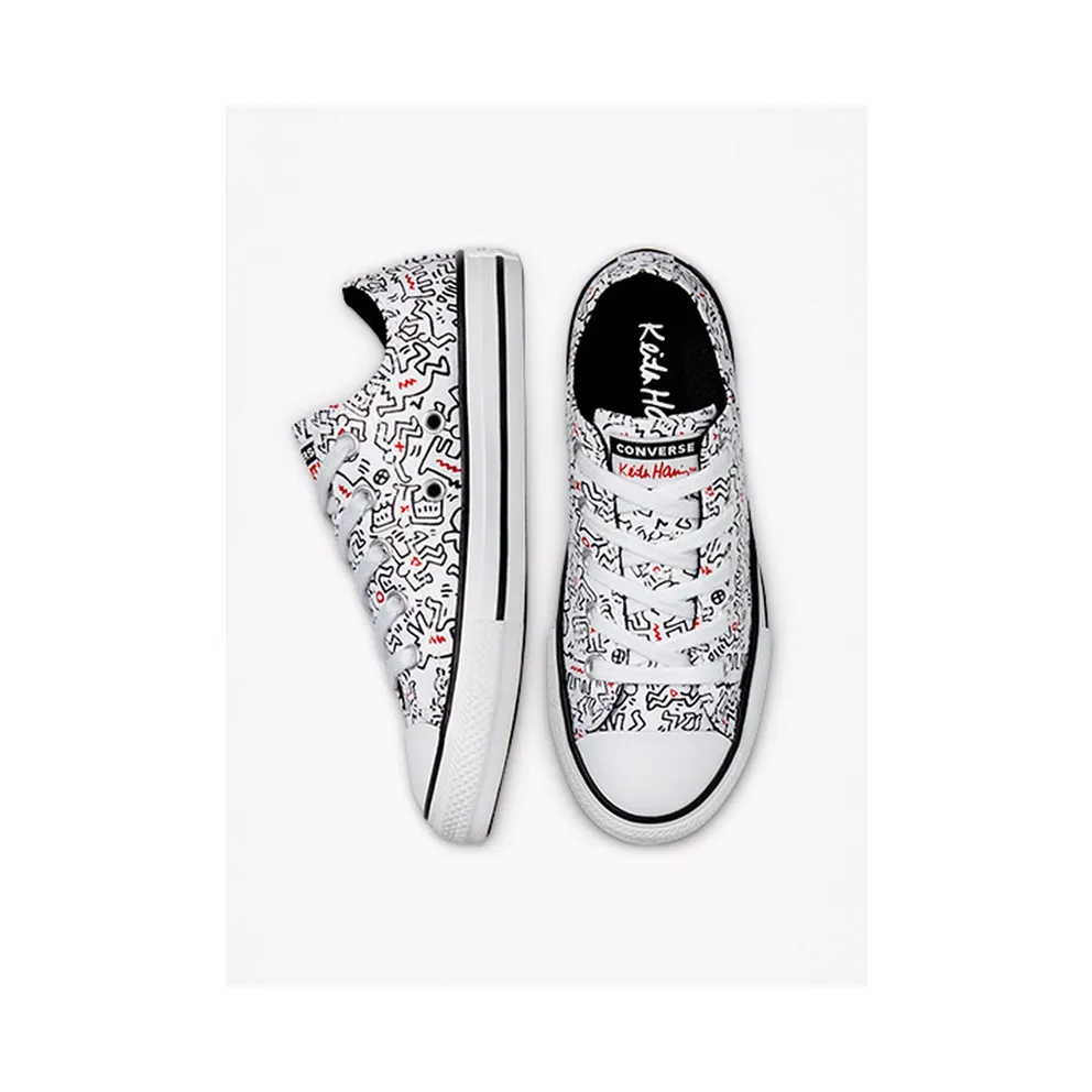 Converse Converse x Keith Haring Chuck Taylor All Star Low Top White/Black/Red (371861C)