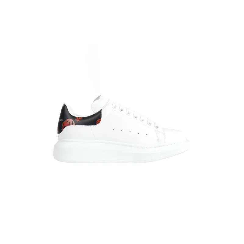Alexander Mcqueen Oversized Low-top Skull-details “White” (553770 WIAKB 9145)