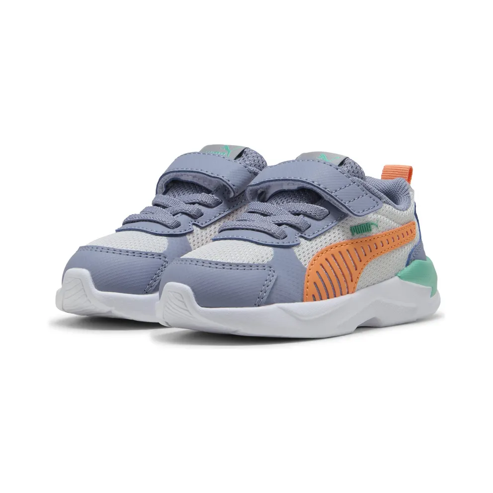 Puma X-Ray 3 “Feather Gray / Melon Glow / Gray Sky / Vibrant Green” (401495_08)