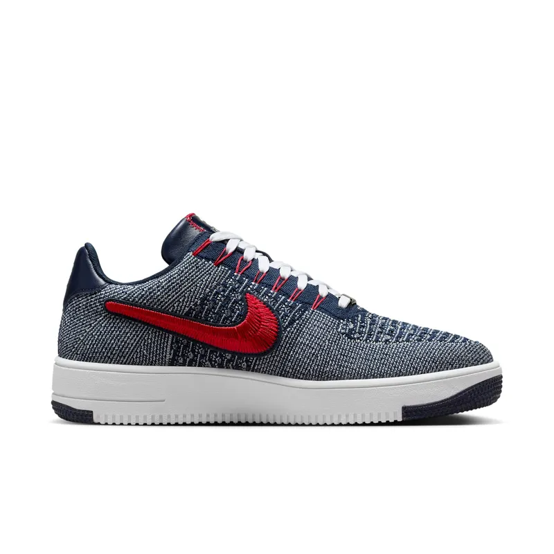 Nike Air Force 1 Ultra Flyknit Low “Patriots Robert Kraft Wolf Grey” (FV4079-012)