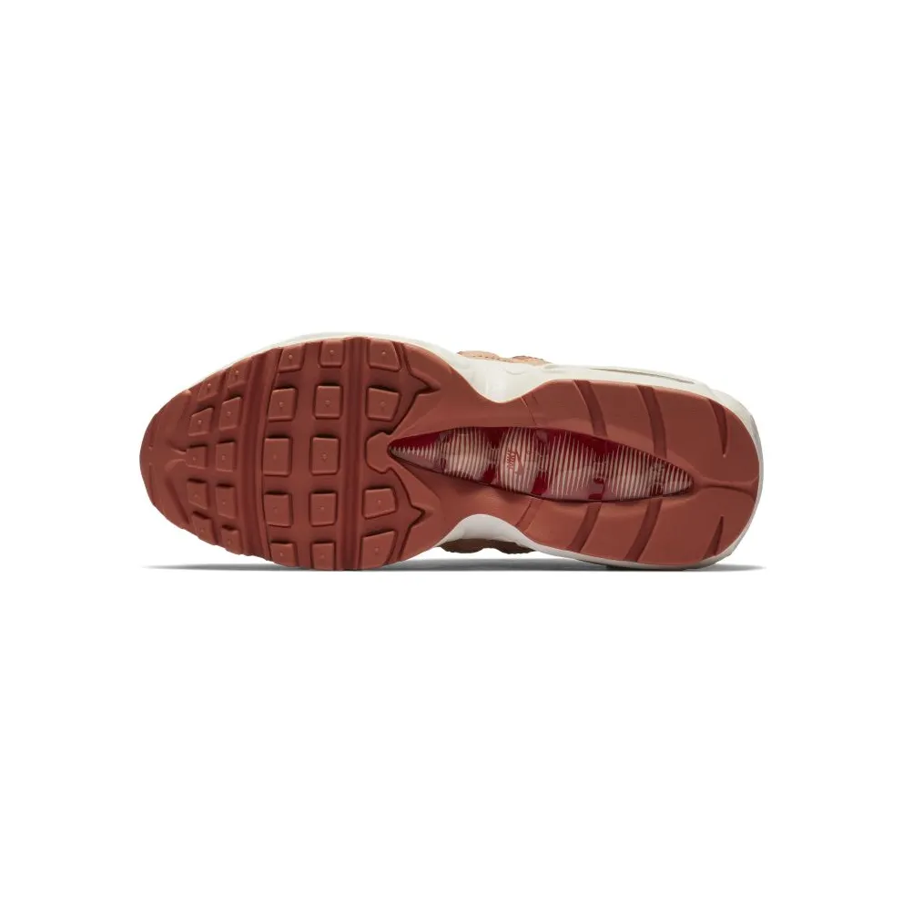 Nike Air Max 95 Team Crimson Dusty Peach (W) Team Crimson/Rose Gold-Summit White-Dusty Peach (307960-607)
