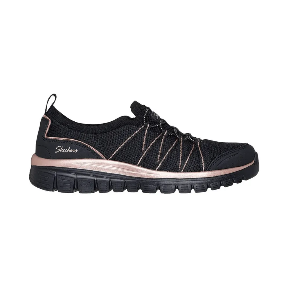 Skechers Graceful Schwarz (100888BKRG)