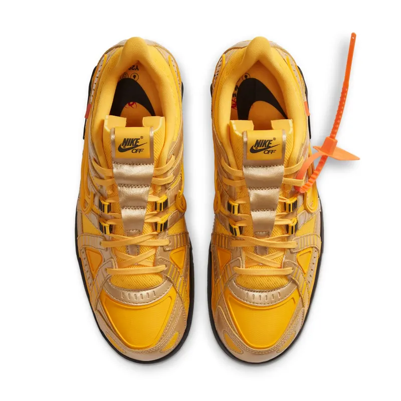 Nike Air Rubber Dunk Off-White University Gold University Gold/University Gold-Black (CU6015-700)