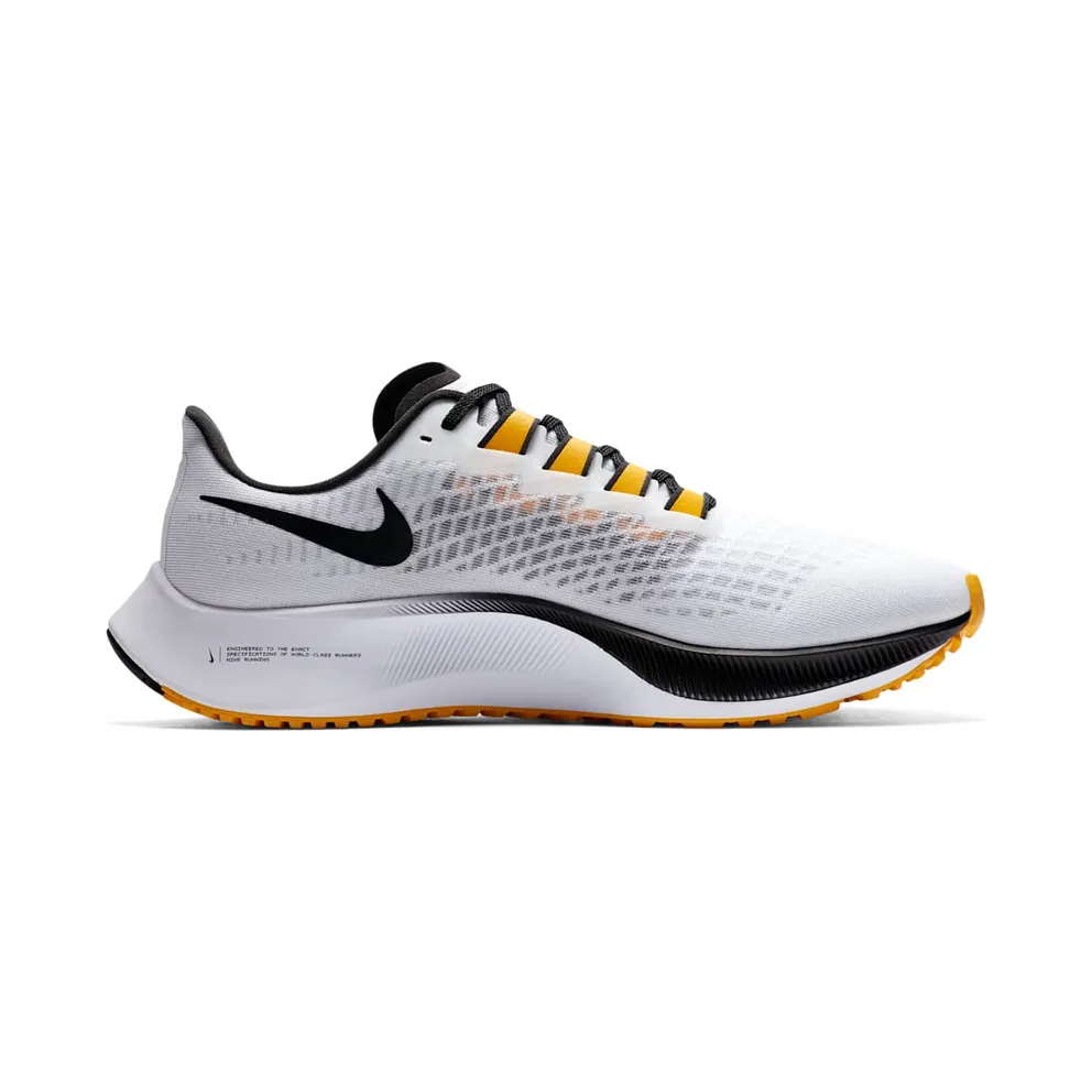 Nike Air Zoom Pegasus 37 Pittsburgh Steelers White/Pure Platinum-Black-University Gold (CZ5463-100)