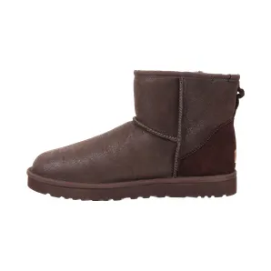 Ugg Classic Mini Bomber Fleece Lined “Chocolate” (1007307-BJC)